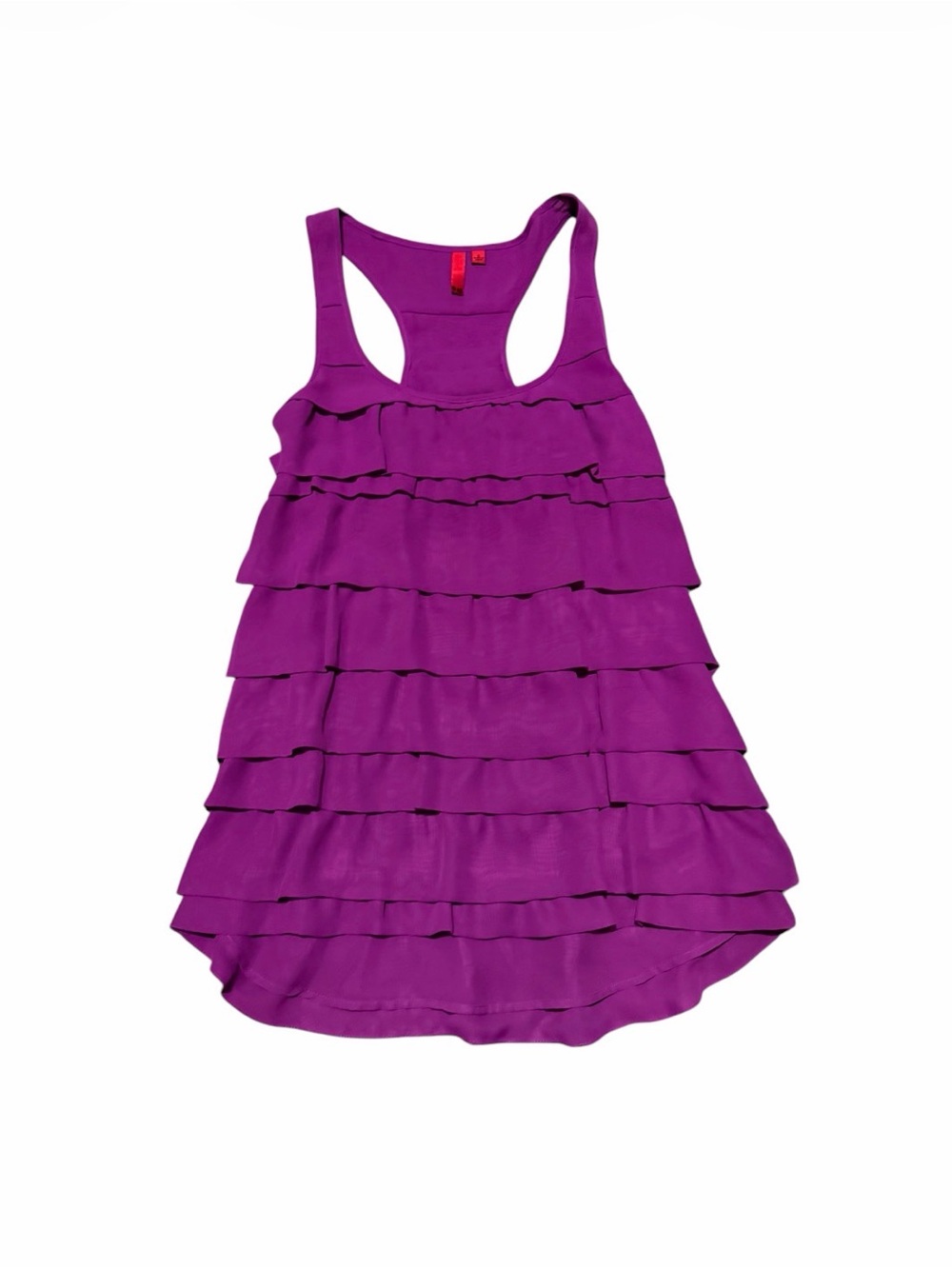 5/48 Purple Ruffle Tank Top
